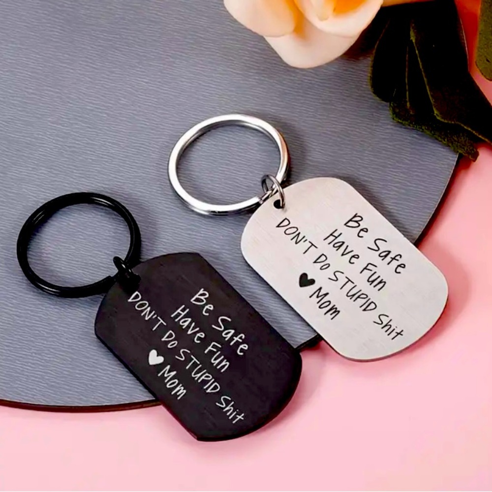 HUMOROUS & ADULT KEYCHAINS “DRIVE SAFE” MULTIPLE STYLES SEE PHOTOS